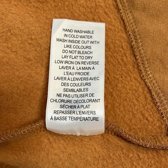 LNBF Bamboo Oversized Tan Open Vest Cardigan, Size XS - Picture 10 of 10